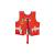 Vesta de inot pentru copii, ajustabila, 15–19 kg (2-3 ani), marimea S, rosie, cu imprimeu crocodil, Reer MySwimBuddy Swim Vest S, 66034 Children SafetyCare