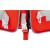 Vesta de inot pentru copii, ajustabila, 19–30 kg (3-6 ani), marimea M, rosie, cu imprimeu crocodil, Reer MySwimBuddy Swim Vest M, 66044 Children SafetyCare