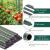 Set 20 araci/suport pentru rosii, castraveti, fasole, metal + PVC, verde, 75x0.8 cm GartenVIP DiyLine