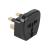 ADAPTOR TENSIUNE PRIZA UK - UNIVERSAL NEGRU EuroGoods Quality