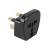 ADAPTOR TENSIUNE PRIZA UK - UNIVERSAL NEGRU EuroGoods Quality