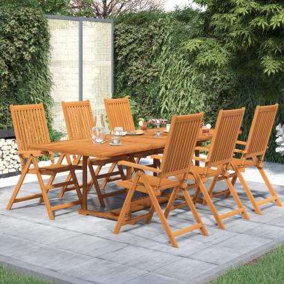Set mobilier de grădină, 7 piese, lemn masiv de acacia GartenMobel Dekor