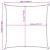 Pânză parasolar, alb, 5x5 m, HDPE, 160 g / m² GartenMobel Dekor