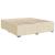 Pat box spring cu saltea, crem, 200x200 cm, textil GartenMobel Dekor