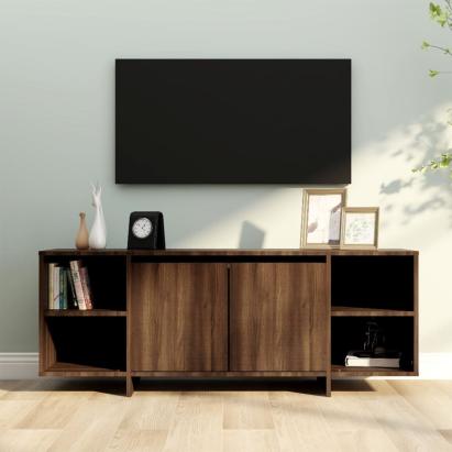 Comodă TV, stejar maro, 130x35x50 cm, PAL GartenMobel Dekor