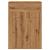 Pantofar, stejar artizanal, 60x35x84 cm lemn prelucrat GartenMobel Dekor
