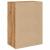 Pantofar, stejar artizanal, 60x35x84 cm lemn prelucrat GartenMobel Dekor