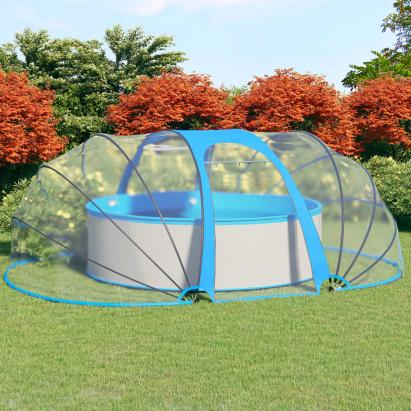 Cupolă pentru piscină, 530x410x205 cm, oval GartenMobel Dekor