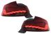 Stopuri Litec LED VW Scirocco III 08-10 rosu / fum Performance AutoTuning