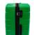 Troler Ella Icon Leaf cu 4 roti duble, ABS, 77x50x30 cm, Verde ComfortTravel Luggage