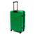 Troler Ella Icon Leaf cu 4 roti duble, ABS, 77x50x30 cm, Verde ComfortTravel Luggage