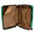 Troler Ella Icon Leaf cu 4 roti duble, ABS, 77x50x30 cm, Verde ComfortTravel Luggage