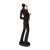 Statueta Men with Saxofone, Rasina, Negru, 32 cm ComfortTravel Luggage
