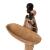 Statueta African Couple, Rasina, Negru, 37 cm ComfortTravel Luggage