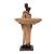 Statueta African Couple, Rasina, Negru, 37 cm ComfortTravel Luggage