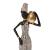 Statueta African Girl 1, Rasina, Negru, 42 cm ComfortTravel Luggage