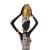 Statueta African Girl 2, Rasina, Negru, 45 cm ComfortTravel Luggage