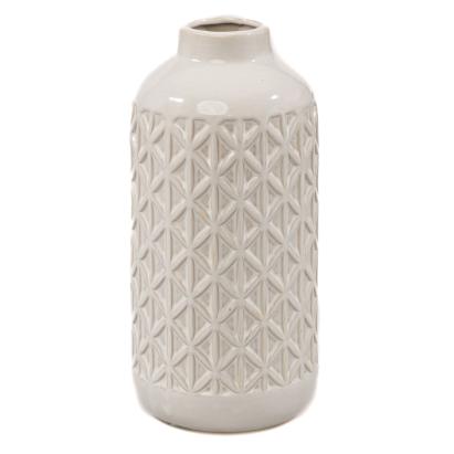 Vaza Bloom, Ceramica, Alb, 23cm ComfortTravel Luggage