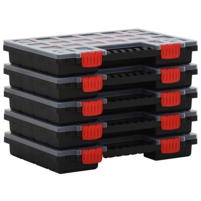 Cutii de organizare, 5 buc., 34,5x25x5 cm, polipropilenă GartenMobel Dekor