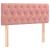 Pat box spring cu saltea, roz, 90x200 cm, catifea GartenMobel Dekor