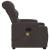 Fotoliu rabatabil de masaj, cu ridicare, maro închis, textil GartenMobel Dekor