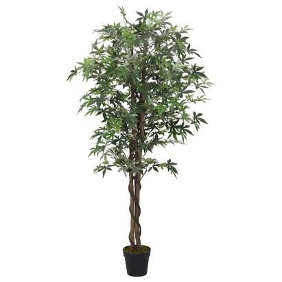 Arbore de arțar artificial 224 de frunze 80 cm verde GartenMobel Dekor