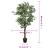 Arbore ficus artificial 378 de frunze 80 cm verde GartenMobel Dekor