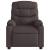 Fotoliu de masaj rabatabil, maro închis, material textil GartenMobel Dekor
