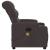 Fotoliu de masaj rabatabil, maro închis, material textil GartenMobel Dekor