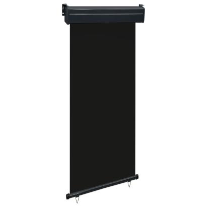 Copertină laterală de balcon, negru, 80 x 250 cm GartenMobel Dekor