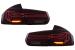 Stopuri LED BMW Seria 3 F30 F80 M3 (2011-2019) CSL Laser Design cu Semnal Dinamic Secvential Performance AutoTuning