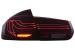 Stopuri LED BMW Seria 3 F30 F80 M3 (2011-2019) CSL Laser Design cu Semnal Dinamic Secvential Performance AutoTuning