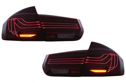 Stopuri LED BMW Seria 3 F30 F80 M3 (2011-2019) CSL Laser Design cu Semnal Dinamic Secvential Performance AutoTuning