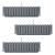 Set 3 jardiniere decorative cu suport metalic, sistem irigare,​​​​​​​ gri, 58x18x16.2 cm, Boardee Fencycase W GartenVIP DiyLine