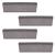 Set 4 jardiniere decorative, cafeniu, 68.5x17.3x15 cm, Ratolla Case P GartenVIP DiyLine