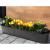 Set 4 jardiniere decorative, antracit, 68.5x17.3x15 cm, Ratolla Case P GartenVIP DiyLine