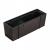 Set 3 jardiniere cu suport metalic, imitatie ratan, maro, 58x18x19.5 cm, Rato Case W GartenVIP DiyLine