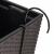 Set 3 jardiniere cu suport metalic, imitatie ratan, maro, 58x18x19.5 cm, Rato Case W GartenVIP DiyLine