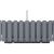 Set 2 jardiniere decorative cu suport metalic, sistem irigare,​​​​​​​ gri, 38x18x16.2 cm, Boardee Fencycase W GartenVIP DiyLine