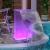 Fântână de piscină cu LED-uri RGB, acril, 51 cm GartenMobel Dekor