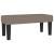 Pat box spring cu saltea, gri taupe, 90x190 cm, textil GartenMobel Dekor