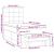 Pat box spring cu saltea, gri taupe, 90x190 cm, textil GartenMobel Dekor