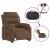 Fotoliu rabatabil electric, maro, material textil GartenMobel Dekor