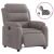 Fotoliu rabatabil electric, gri taupe, material textil GartenMobel Dekor