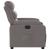 Fotoliu rabatabil electric, gri taupe, material textil GartenMobel Dekor