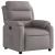 Fotoliu rabatabil electric, gri taupe, material textil GartenMobel Dekor