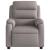 Fotoliu rabatabil electric, gri taupe, material textil GartenMobel Dekor