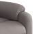 Fotoliu rabatabil electric, gri taupe, material textil GartenMobel Dekor
