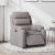 Fotoliu rabatabil electric, gri taupe, material textil GartenMobel Dekor