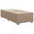 Pat box spring cu saltea, cappuccino, 90x190 cm piele ecologică GartenMobel Dekor